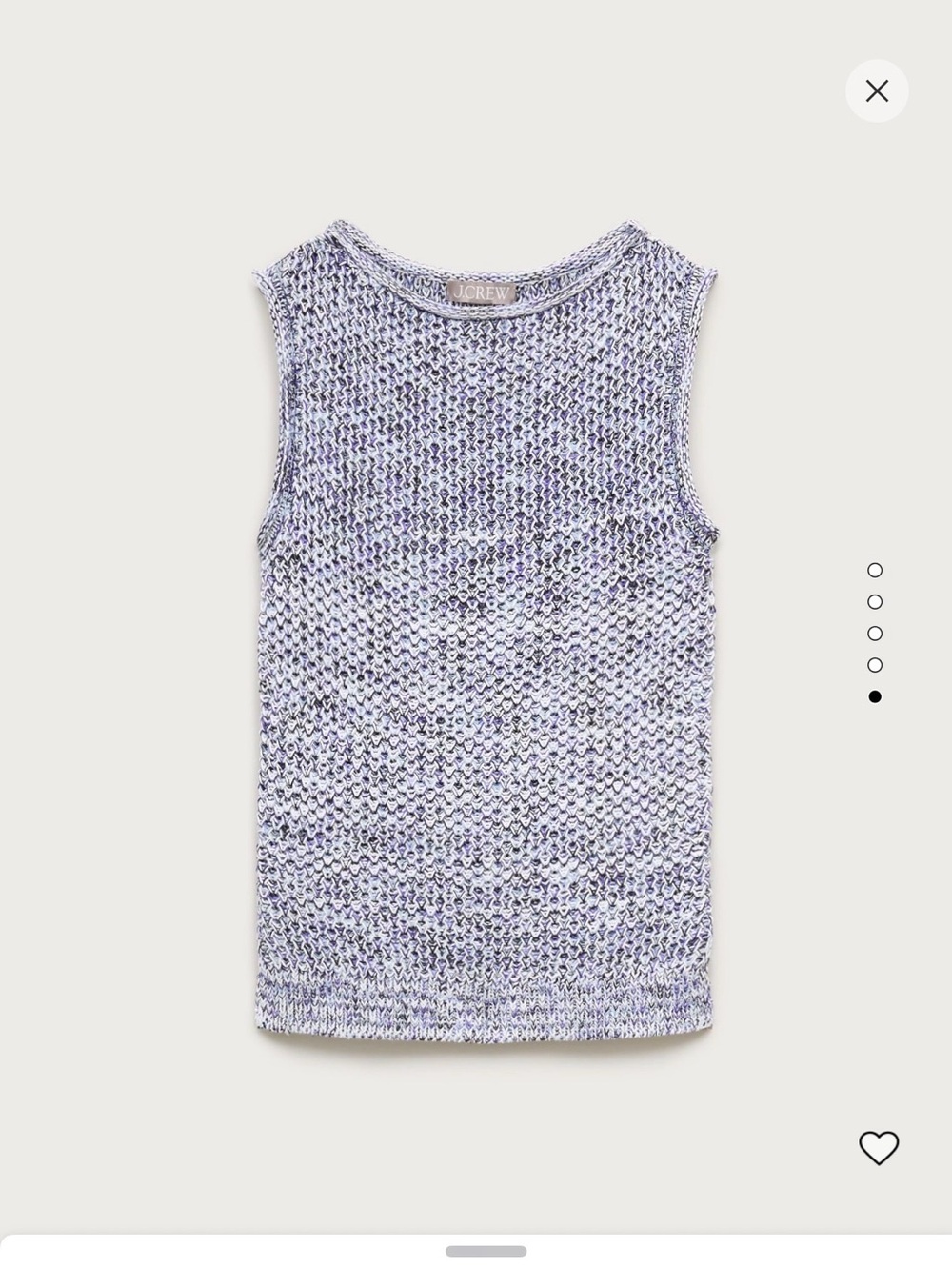 NWT J. Crew Sweater Knit Tank - Sz.M